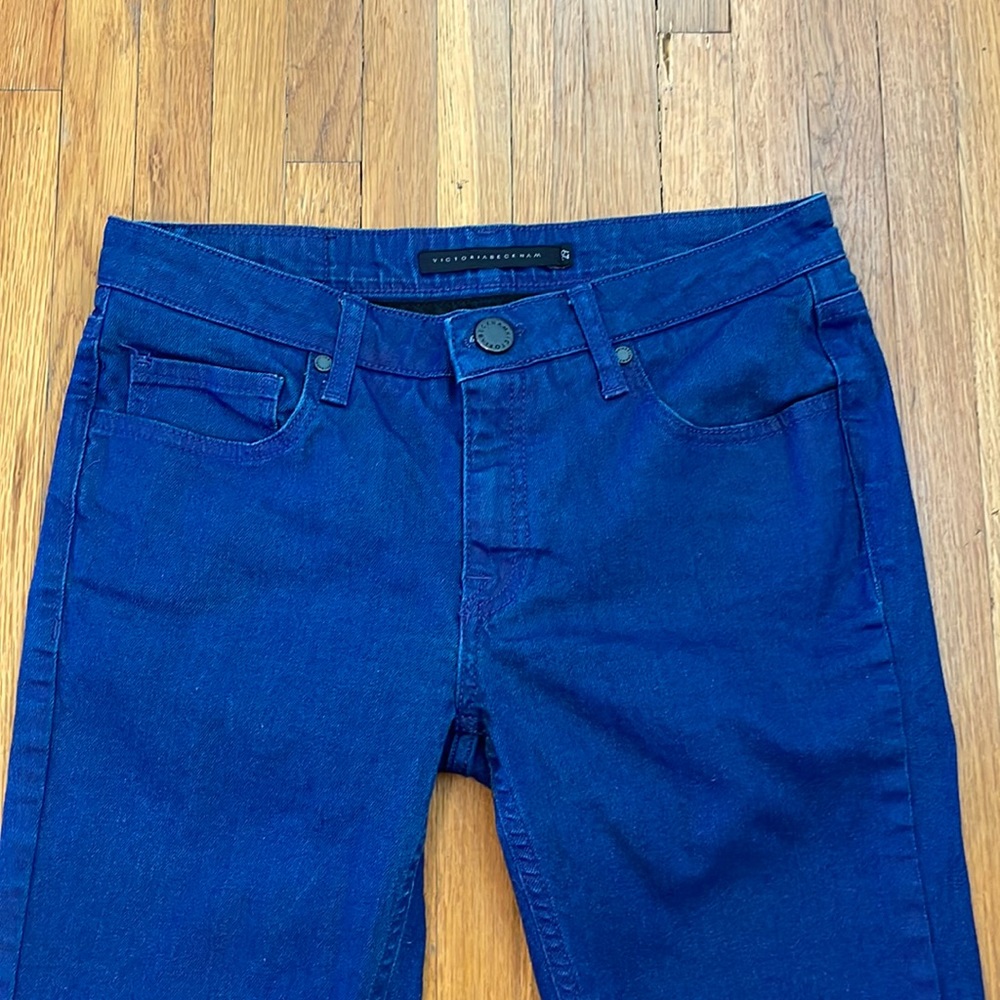Victoria Beckham skinny jeans in wax purple (EUC)